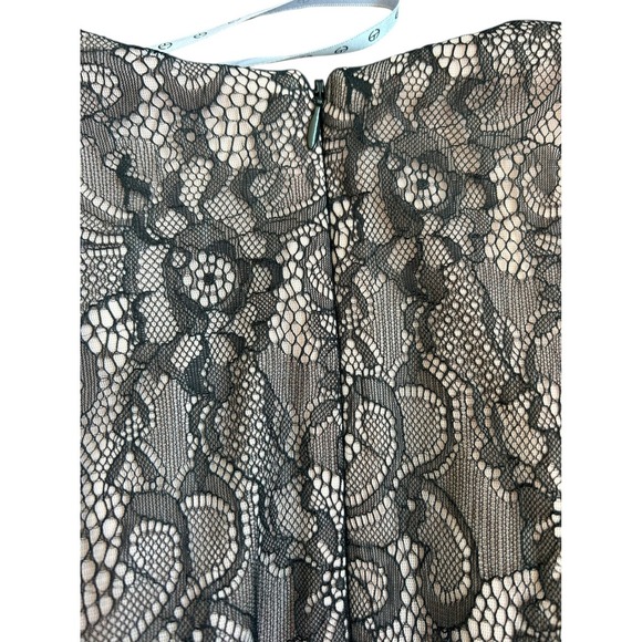 JS Collections Black Pink Lace Pleated Maxi Gown Formal Evening Dress - Picture 14 of 14